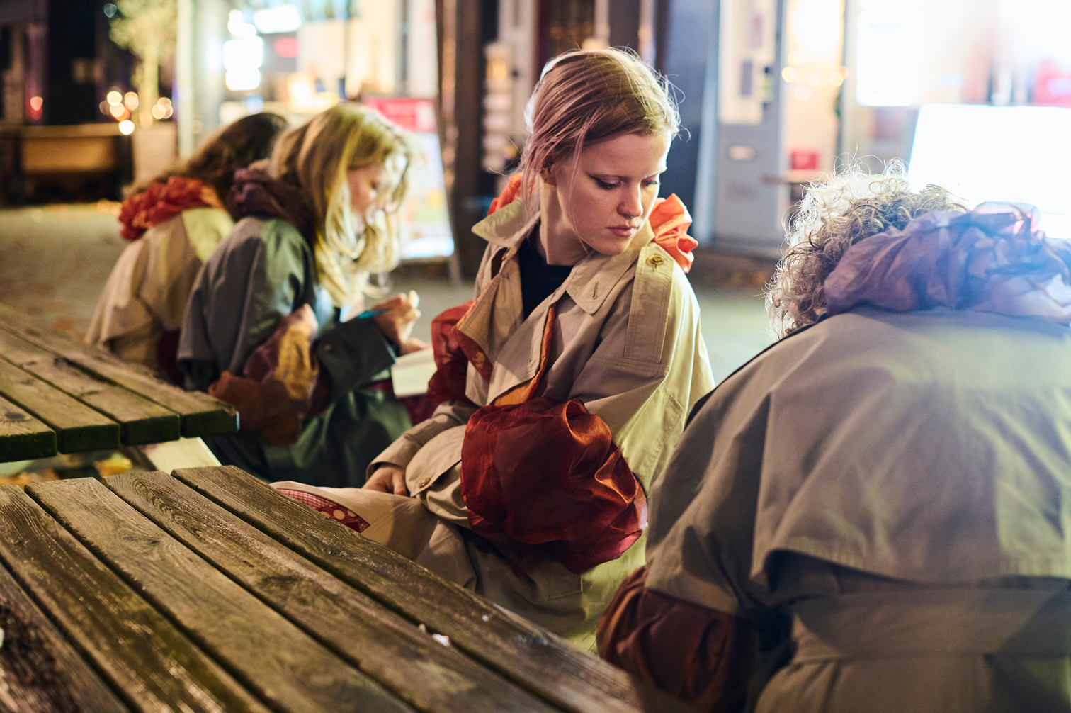 we’re here, my dear