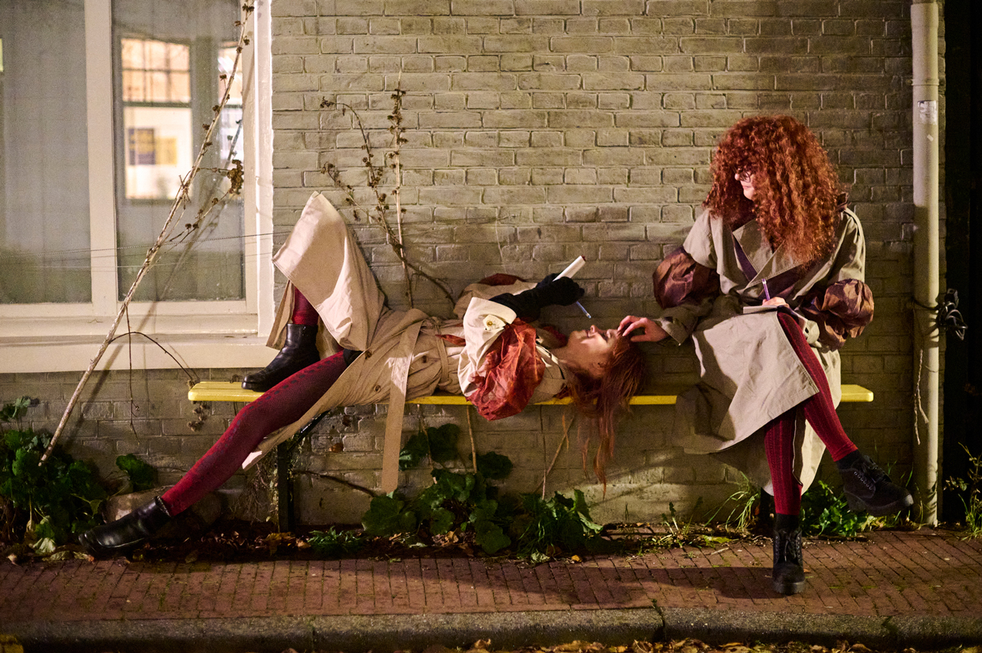 we’re here, my dear